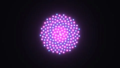 Colorful light pattern on dark background with dynamic Stock Footage 338286659