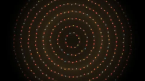 Colorful light patterns create dynamic visual effects in Stock Footage 340231422