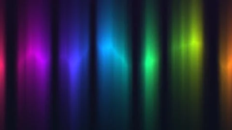 Colorful light patterns on a dark background during a Stock Footage 338194692