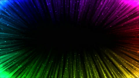 Colorful Light Ray Border Animation - Loop Rainbow Stock Footage 56291041