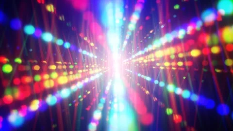 Colorful light rays background Stock Footage 309927832