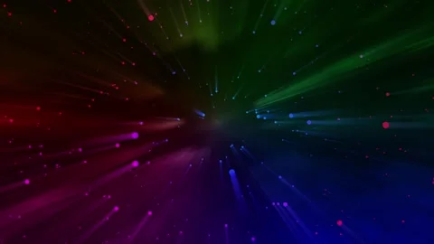 Colorful Light Rays Stock-Footage 250158570