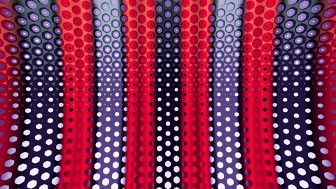 Colorful Light Rays Grid Shapes Seamless Looping Stock Footage 134028278