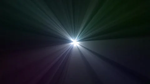 Colorful Light Rays overlay, sunlight optical lens flare animation 스톡 동영상 321194168