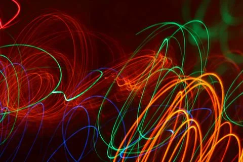 Colorful light rays Stock Photos
