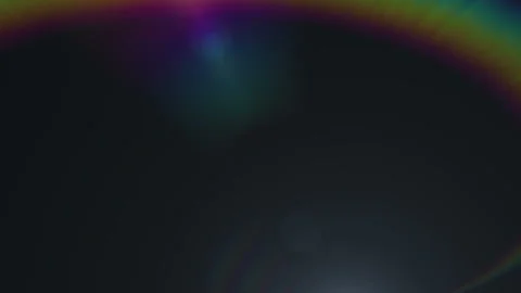 Colorful Light Spectrum with Bright Rainbow Lens Flare Effect and Abstract Gl Vídeos de archivo 341917606