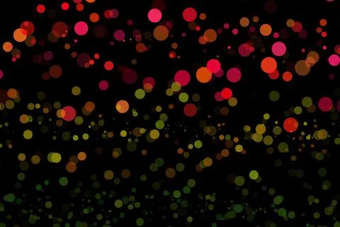 Colorful light spots closeup Stock Illustration