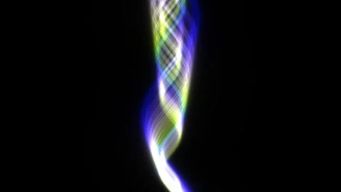 Colorful light streams create patterns in dark background Stock Footage 339328946