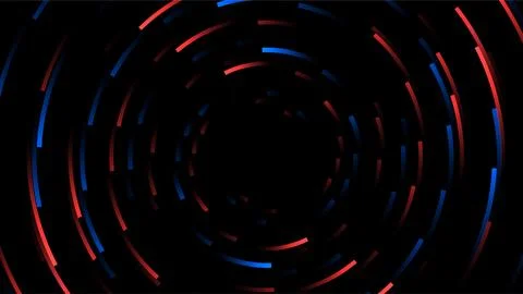 Colorful Light Trails Creating Dynamic Motion Effect. Stock Illustration