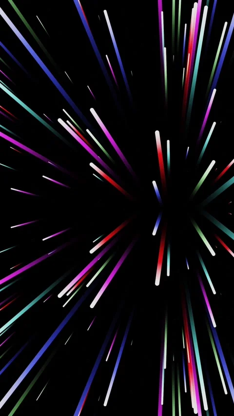 Colorful Light Trails Motion Background Video stock 347190582