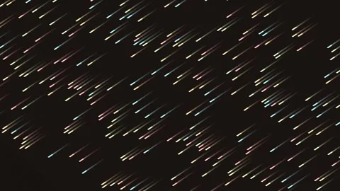 Colorful Light Trails Over Dark Background Moving in Soft Elevation Vídeos de archivo 330120364