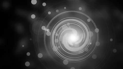 Colorful light vortex with bokeh background animation, Bright swirling ligh.. 動画素材 329198779