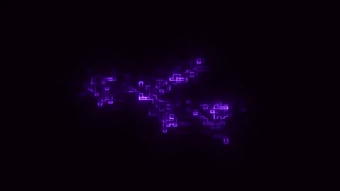 Colorful lights dance in the dark during an engaging nighttime festival Stock Footage 299319986