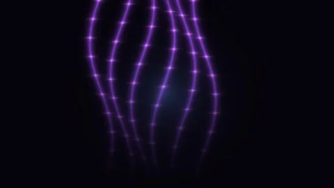 Colorful lights dance in a loop for visual effects Stock Footage 340650773