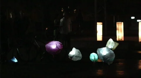 Colorful Lights Stock Footage 520928