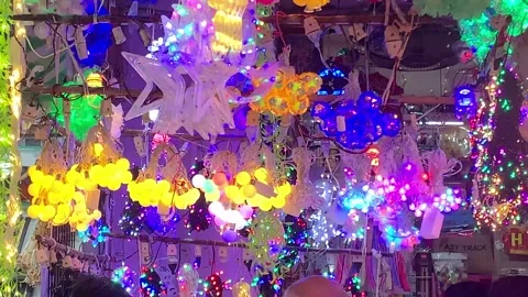 Colorful Lights Stock Footage 255374224