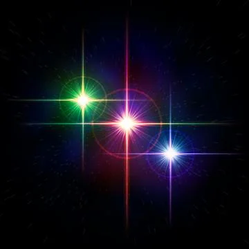 Colorful lights Stock Illustration
