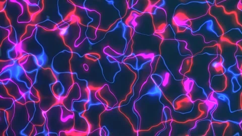 Colorful lights move and change patterns in a digital design on a black bac.. Stock Footage 330169090