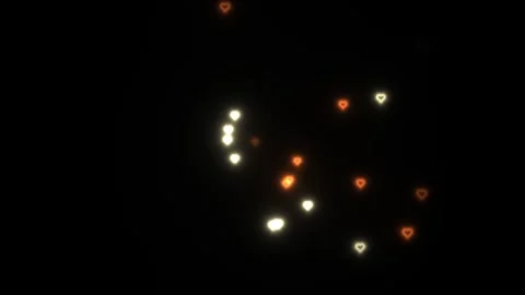 Colorful lights move in various patterns in dark space Stock Footage 338301512