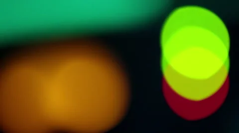Colorful lights out of focus Stock Footage 47450283