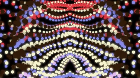 Colorful Lights Pattern Animation. 스톡 동영상 330281623