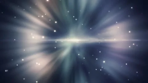 Colorful Lights Rays And Blinky Particles Loop Stock-Footage 219402786