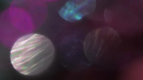 Colorful lights shining in the dark 库存影片 319392361