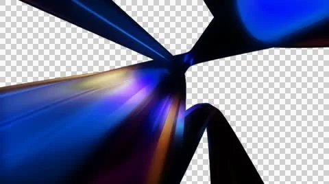 Colorful lights space with alpha Stock-Footage 55367682