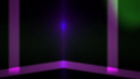 Colorful lights on a stage floor. Stock Footage 337500946