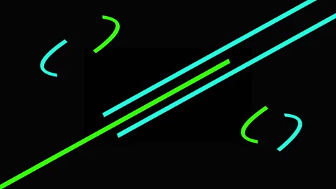 Colorful line animation Stockbeeldmateriaal 298469869