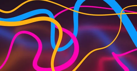 Colorful Lines 2 Stock Footage 65277390