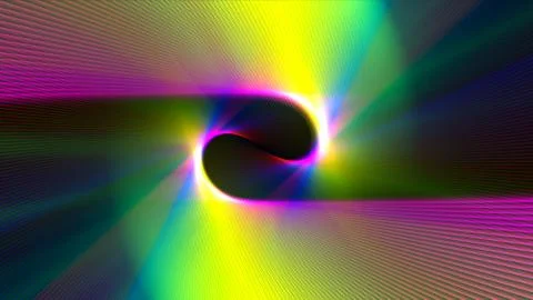 Colorful lines of abstract background, 3D rendering Stock Illustration