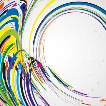 Colorful lines background Stock Illustration