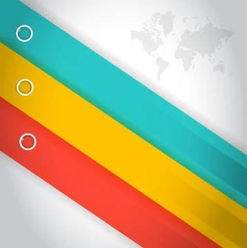 Colorful lines for customization info graphics. illustration design 스톡 일러스트