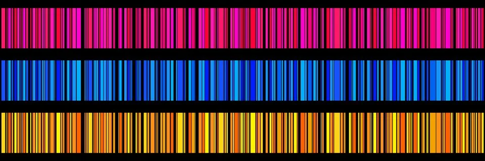 Colorful lines Stock Illustration