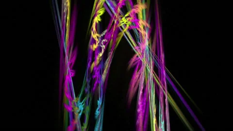 Colorful lines pattern abstract motion background Stock Footage 91146214