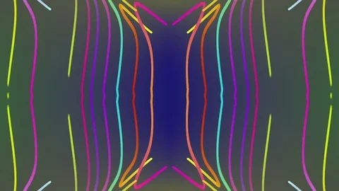 Colorful Lines Pattern Stock Footage 73544965