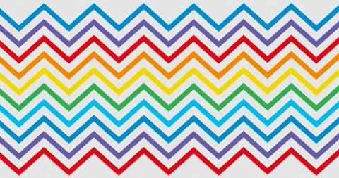 Colorful lines zig zag background animation 動画素材 204725273