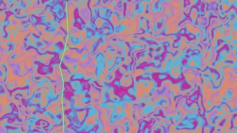Colorful Liquid Abstract Background with Glowing Vertical Lines Stock Footage 329459060