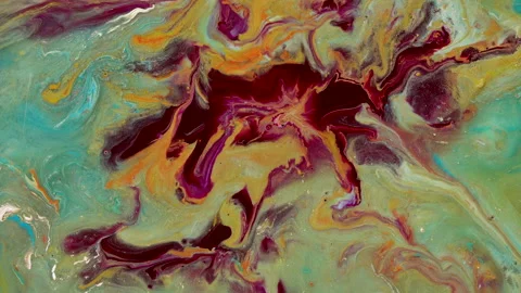 Colorful liquid background. Fluid art. Colorful Swirl Texture 動画素材 153206609