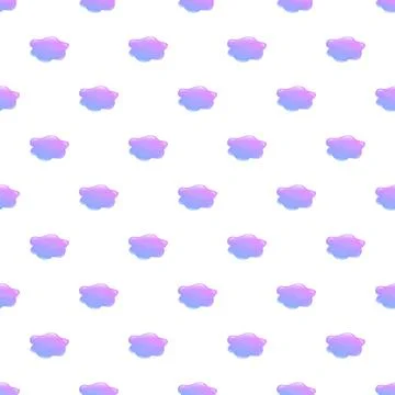 Colorful liquid blobs creating seamless abstract pattern イラスト素材