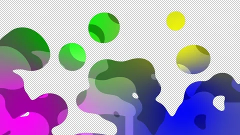 Colorful liquid effect video transition Stock-Footage 158067297