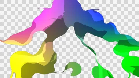 Colorful liquid effect video transition Video stock 158095670