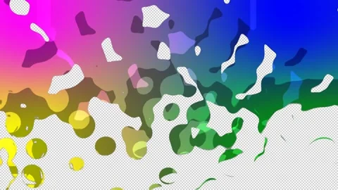 Colorful liquid effect video transition Stock Footage 158105255