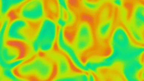 Colorful Liquid Flow Abstract Background Animation Stock Footage 332920141
