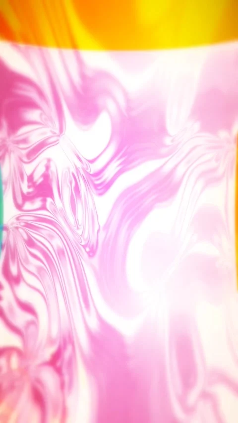 Colorful liquid gradient fluid vertical waves loop Stock-Footage 345410214