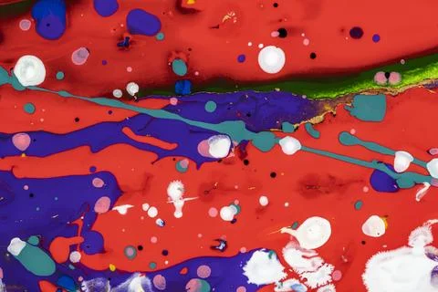 Colorful liquid marble background abstract flowing texture Stock Illustration
