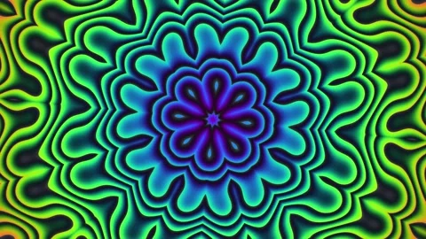 Colorful liquid marble background creates a smooth loop Stock Footage 341807595
