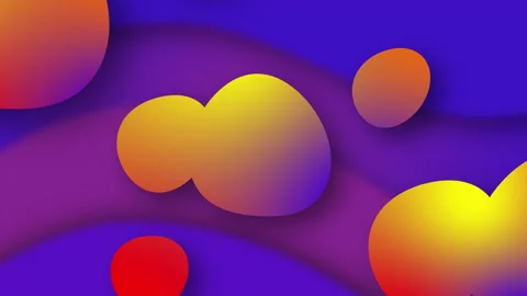 Colorful Liquid Motion Background Stock Footage 138190356