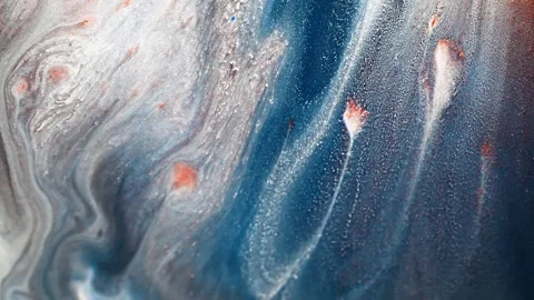 Colorful liquid paint abstract background. Stock Footage 283959634